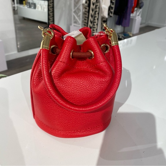 Limited ‼️ Marc Jacobs The Leather Micro Bucket Bag H657L01RE22 - Picture 8 of 12